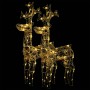 Acrylic Christmas reindeer 2 units 60x16x100 cm by vidaXL, Christmas lights - Ref: Foro24-3154369, Price: 207,06 €, Discount: %