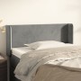 Hellgraues Samtkopfteil 83x16x78/88 cm von vidaXL, Kopf- und Fußteile - Ref: Foro24-3118518, Preis: 41,36 €, Rabatt: %