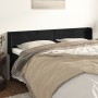 Kopfteil aus schwarzem Samt, 203 x 16 x 78/88 cm von vidaXL, Kopf- und Fußteile - Ref: Foro24-3118556, Preis: 85,26 €, Rabatt: %