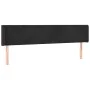 Black velvet headboard 203x16x78/88 cm by vidaXL, Headboards and footboards - Ref: Foro24-3118556, Price: 81,22 €, Discount: %