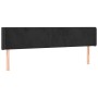 Cabecero de terciopelo negro 203x16x78/88 cm de vidaXL, Cabeceros y pies de cama - Ref: Foro24-3118556, Precio: 82,03 €, Desc...
