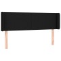 Cabecero de tela negro 147x16x78/88 cm de vidaXL, Cabeceros y pies de cama - Ref: Foro24-3118488, Precio: 57,72 €, Descuento: %