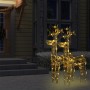 Acrylic Christmas reindeer 2 units 60x16x100 cm by vidaXL, Christmas lights - Ref: Foro24-3154369, Price: 207,06 €, Discount: %
