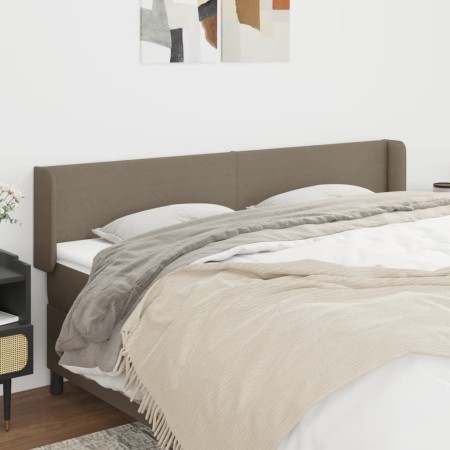 Kopfteil aus taupegrauem Stoff, 163 x 16 x 78/88 cm von vidaXL, Kopf- und Fußteile - Ref: Foro24-3118498, Preis: 80,61 €, Rab...