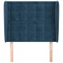 Kopfteil mit dunkelblauen Samtohren 103x23x118/128 cm von vidaXL, Kopf- und Fußteile - Ref: Foro24-3118436, Preis: 102,06 €, ...