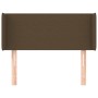 Kopfteil aus dunkelbraunem Stoff, 83 x 16 x 78/88 cm von vidaXL, Kopf- und Fußteile - Ref: Foro24-3118465, Preis: 42,51 €, Ra...
