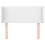 Kopfteil aus weißem Kunstleder, 83x16x78/88 cm von vidaXL, Kopf- und Fußteile - Ref: Foro24-3118561, Preis: 46,00 €, Rabatt: %