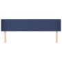 Kopfteil aus blauem Stoff, 183 x 16 x 78/88 cm von vidaXL, Kopf- und Fußteile - Ref: Foro24-3118508, Preis: 65,72 €, Rabatt: %