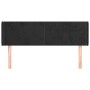 Kopfteil aus schwarzem Samt, 147 x 16 x 78/88 cm von vidaXL, Kopf- und Fußteile - Ref: Foro24-3118538, Preis: 72,41 €, Rabatt: %