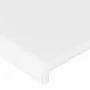 Cabecero de cuero sintético blanco 183x16x78/88 cm de vidaXL, Cabeceros y pies de cama - Ref: Foro24-3118591, Precio: 86,33 €...