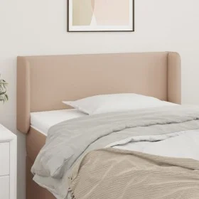 Cappuccino synthetic leather headboard 93x16x78/88 cm by vidaXL, Headboards and footboards - Ref: Foro24-3118571, Price: 51,7...