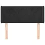 Kopfteil aus schwarzem Samt, 83 x 16 x 78/88 cm von vidaXL, Kopf- und Fußteile - Ref: Foro24-3118520, Preis: 44,52 €, Rabatt: %