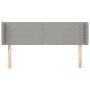 Kopfteil aus hellgrauem Stoff, 147 x 16 x 78/88 cm von vidaXL, Kopf- und Fußteile - Ref: Foro24-3118626, Preis: 55,91 €, Raba...