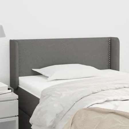 Dark gray fabric headboard 93x16x78/88 cm by vidaXL, Headboards and footboards - Ref: Foro24-3118611, Price: 43,37 €, Discoun...