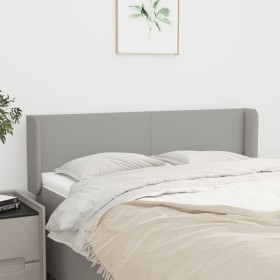 Kopfteil aus hellgrauem Stoff, 147 x 16 x 78/88 cm von vidaXL, Kopf- und Fußteile - Ref: Foro24-3118486, Preis: 67,71 €, Raba...