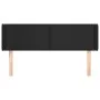 Black synthetic leather headboard 147x16x78/88 cm by vidaXL, Headboards and footboards - Ref: Foro24-3118578, Price: 67,28 €,...