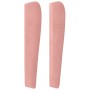 Kopfteil mit rosa Samtohren 103x23x118/128 cm von vidaXL, Kopf- und Fußteile - Ref: Foro24-3118437, Preis: 85,26 €, Rabatt: %