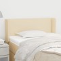 Kopfteil aus cremefarbenem Stoff, 93 x 16 x 78/88 cm von vidaXL, Kopf- und Fußteile - Ref: Foro24-3118475, Preis: 50,66 €, Ra...