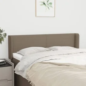 Taupe gray fabric headboard 147x16x78/88 cm by vidaXL, Headboards and footboards - Ref: Foro24-3118490, Price: 77,86 €, Disco...