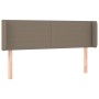Cabecero de tela gris taupe 147x16x78/88 cm de vidaXL, Cabeceros y pies de cama - Ref: Foro24-3118490, Precio: 72,56 €, Descu...