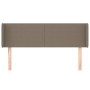 Kopfteil aus taupegrauem Stoff, 147 x 16 x 78/88 cm von vidaXL, Kopf- und Fußteile - Ref: Foro24-3118490, Preis: 72,47 €, Rab...