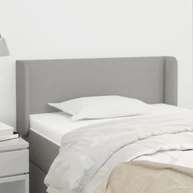 Light gray fabric headboard 93x16x78/88 cm by vidaXL, Headboards and footboards - Ref: Foro24-3118470, Price: 44,18 €, Discou...