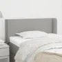Cabecero de tela gris claro 93x16x78/88 cm de vidaXL, Cabeceros y pies de cama - Ref: Foro24-3118470, Precio: 46,05 €, Descue...