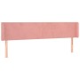 Rosa Samtkopfteil 183x16x78/88 cm von vidaXL, Kopf- und Fußteile - Ref: Foro24-3118553, Preis: 75,87 €, Rabatt: %