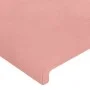 Rosa Samtkopfteil 183x16x78/88 cm von vidaXL, Kopf- und Fußteile - Ref: Foro24-3118553, Preis: 74,78 €, Rabatt: %