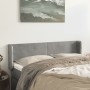 Cabecero de terciopelo gris claro 147x16x78/88 cm de vidaXL, Cabeceros y pies de cama - Ref: Foro24-3118536, Precio: 68,72 €,...