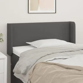 Kopfteil aus grauem Kunstleder, 103 x 16 x 78/88 cm von vidaXL, Kopf- und Fußteile - Ref: Foro24-3118576, Preis: 41,95 €, Rab...