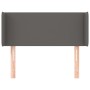 Kopfteil aus grauem Kunstleder, 103 x 16 x 78/88 cm von vidaXL, Kopf- und Fußteile - Ref: Foro24-3118576, Preis: 42,62 €, Rab...