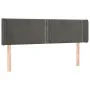 Kopfteil aus dunkelgrauem Samt, 147 x 16 x 78/88 cm von vidaXL, Kopf- und Fußteile - Ref: Foro24-3118677, Preis: 57,18 €, Rab...