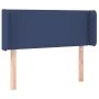 Cabecero de tela azul 83x16x78/88 cm de vidaXL, Cabeceros y pies de cama - Ref: Foro24-3118608, Precio: 39,08 €, Descuento: %