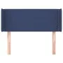 Cabecero de tela azul 83x16x78/88 cm de vidaXL, Cabeceros y pies de cama - Ref: Foro24-3118608, Precio: 39,08 €, Descuento: %