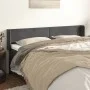 Cabecero de terciopelo gris oscuro 163x16x78/88 cm de vidaXL, Cabeceros y pies de cama - Ref: Foro24-3118543, Precio: 69,56 €...