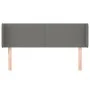 Dark gray fabric headboard 147x16x78/88 cm by vidaXL, Headboards and footboards - Ref: Foro24-3118487, Price: 81,75 €, Discou...