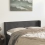 Kopfteil aus dunkelgrauem Samt, 147 x 16 x 78/88 cm von vidaXL, Kopf- und Fußteile - Ref: Foro24-3118537, Preis: 72,60 €, Rab...
