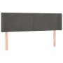 Kopfteil aus dunkelgrauem Samt, 147 x 16 x 78/88 cm von vidaXL, Kopf- und Fußteile - Ref: Foro24-3118537, Preis: 72,60 €, Rab...