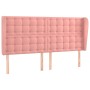 Kopfteil mit rosa Samtohren 163x23x118/128 cm von vidaXL, Kopf- und Fußteile - Ref: Foro24-3118449, Preis: 139,14 €, Rabatt: %