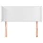 Kopfteil aus weißem Kunstleder, 93 x 16 x 78/88 cm von vidaXL, Kopf- und Fußteile - Ref: Foro24-3118707, Preis: 50,98 €, Raba...