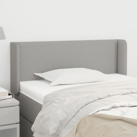 Cabecero de tela gris claro 103x16x78/88 cm de vidaXL, Cabeceros y pies de cama - Ref: Foro24-3118618, Precio: 43,10 €, Descu...