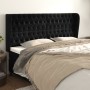 Kopfteil mit Ohren aus schwarzem Samt, 203 x 23 x 118/128 cm von vidaXL, Kopf- und Fußteile - Ref: Foro24-3118360, Preis: 180...