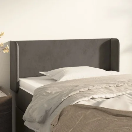 Cabecero de terciopelo gris oscuro 83x16x78/88 cm de vidaXL, Cabeceros y pies de cama - Ref: Foro24-3118519, Precio: 42,73 €,...