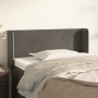 Dunkelgraues Samtkopfteil 83x16x78/88 cm von vidaXL, Kopf- und Fußteile - Ref: Foro24-3118519, Preis: 44,09 €, Rabatt: %