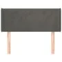 Dunkelgraues Samtkopfteil 83x16x78/88 cm von vidaXL, Kopf- und Fußteile - Ref: Foro24-3118519, Preis: 42,36 €, Rabatt: %