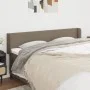 Cabecero de tela gris taupe 203x16x78/88 cm de vidaXL, Cabeceros y pies de cama - Ref: Foro24-3118514, Precio: 83,64 €, Descu...