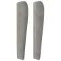 Kopfteil mit hellgrauen Samtohren 163x23x118/128 cm von vidaXL, Kopf- und Fußteile - Ref: Foro24-3118444, Preis: 147,02 €, Ra...