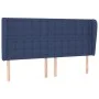 Kopfteil mit blauen Stoffohren 183x23x118/128 cm von vidaXL, Kopf- und Fußteile - Ref: Foro24-3118410, Preis: 136,34 €, Rabat...