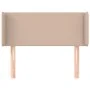 Cabecero de cuero sintético color capuchino 103x16x78/88 cm de vidaXL, Cabeceros y pies de cama - Ref: Foro24-3118577, Precio...